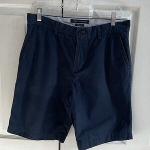 Tommy Hilfiger Men's Dark Blue Flat Front Shorts